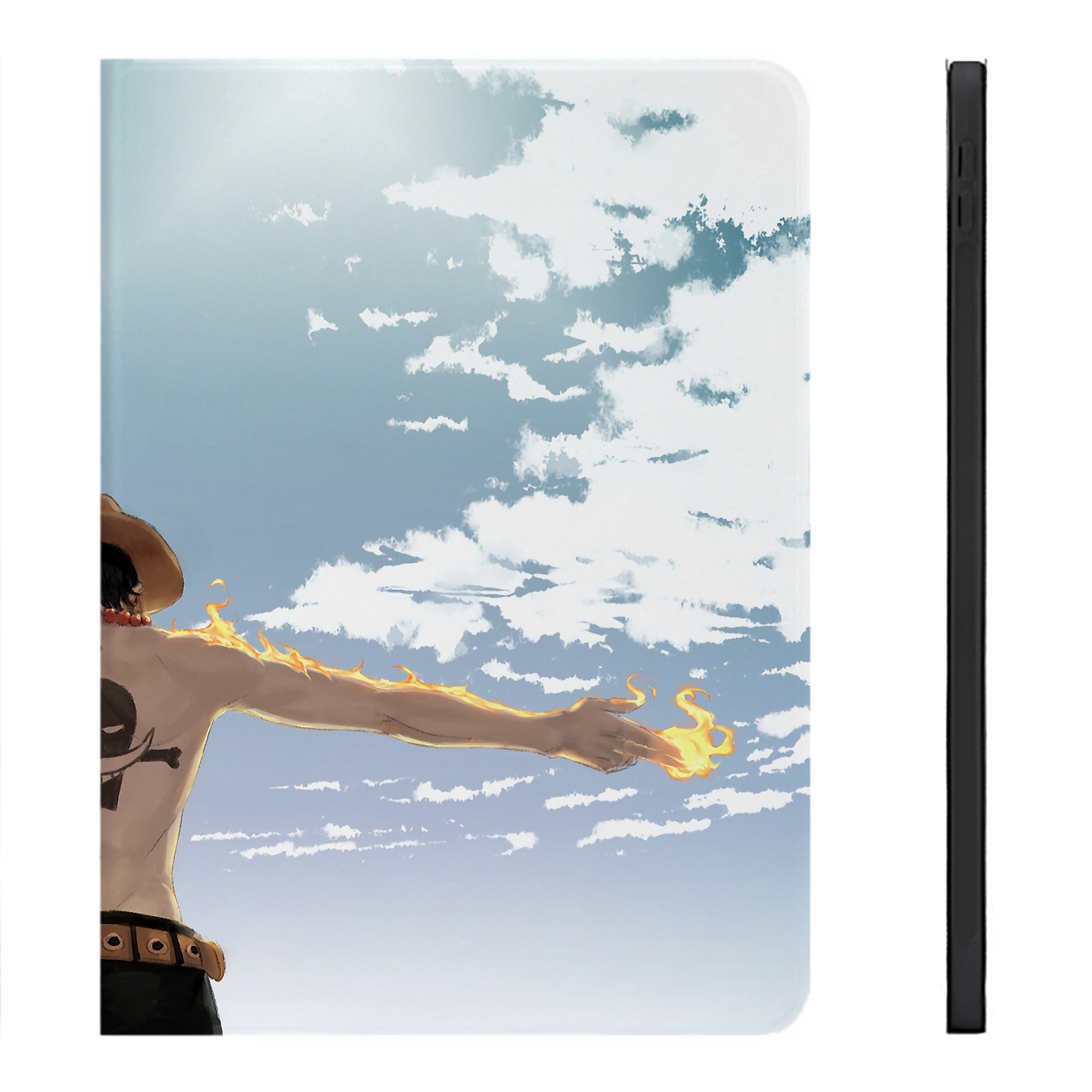 （画像用） ワンピース ONE PIECE IPadケース ペンホルダー付き ブックスタイルデザイン